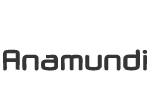 Das Wort Anamundi wird in einer fetten, modernen, schwarzen Schriftart auf weißem Hintergrund angezeigt.